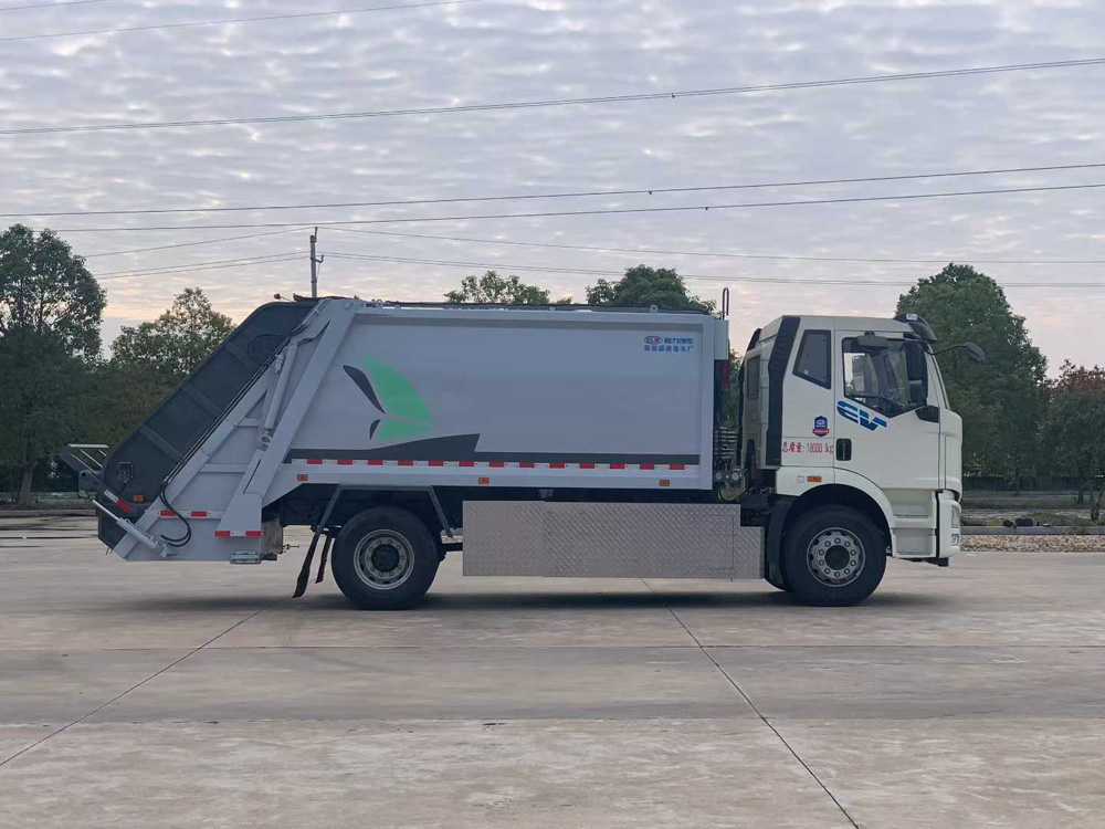 解放14方純電動高端壓縮垃圾車EV圖片3