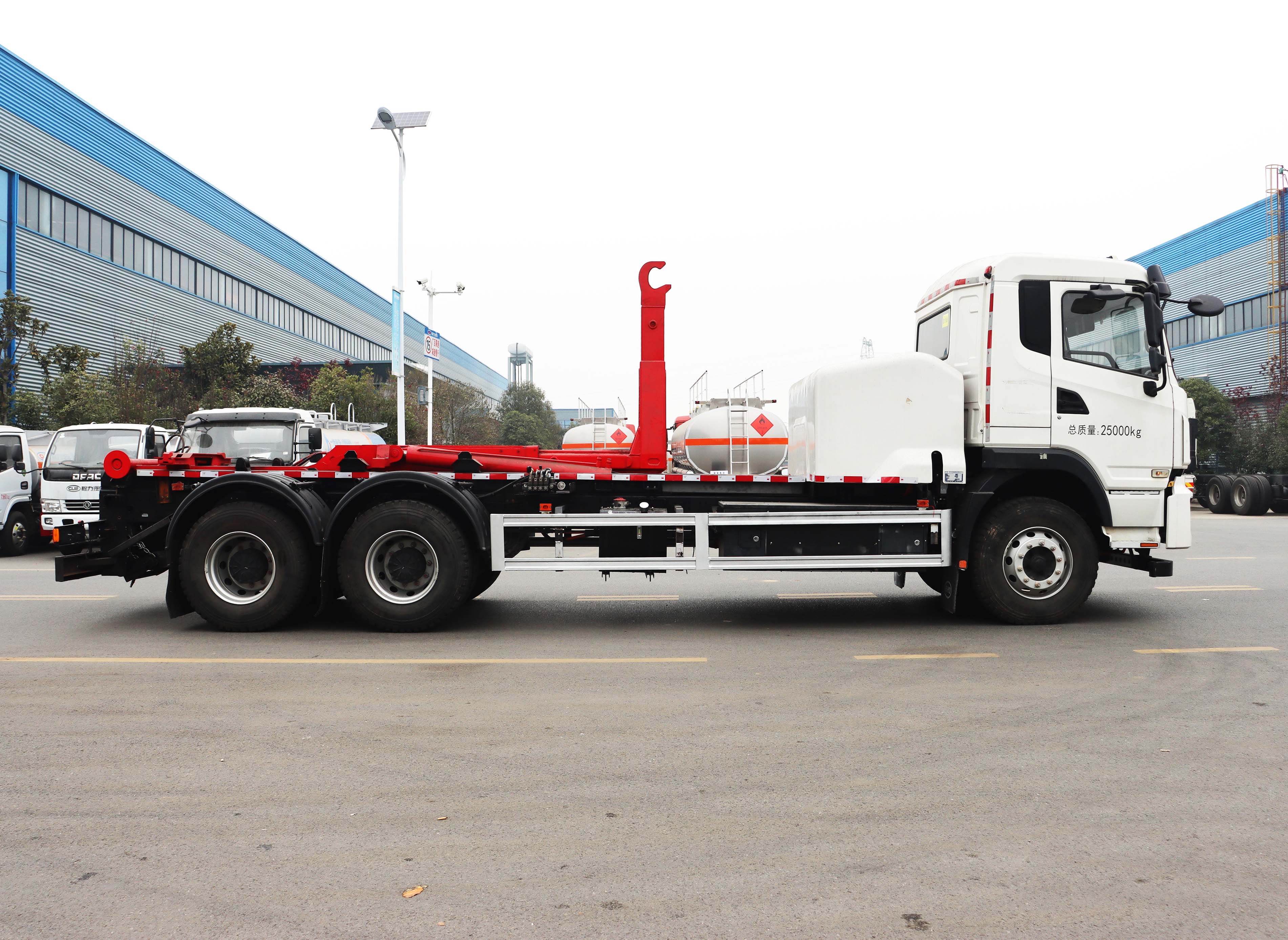 東風(fēng)天錦18方純電動車廂可卸式垃圾車