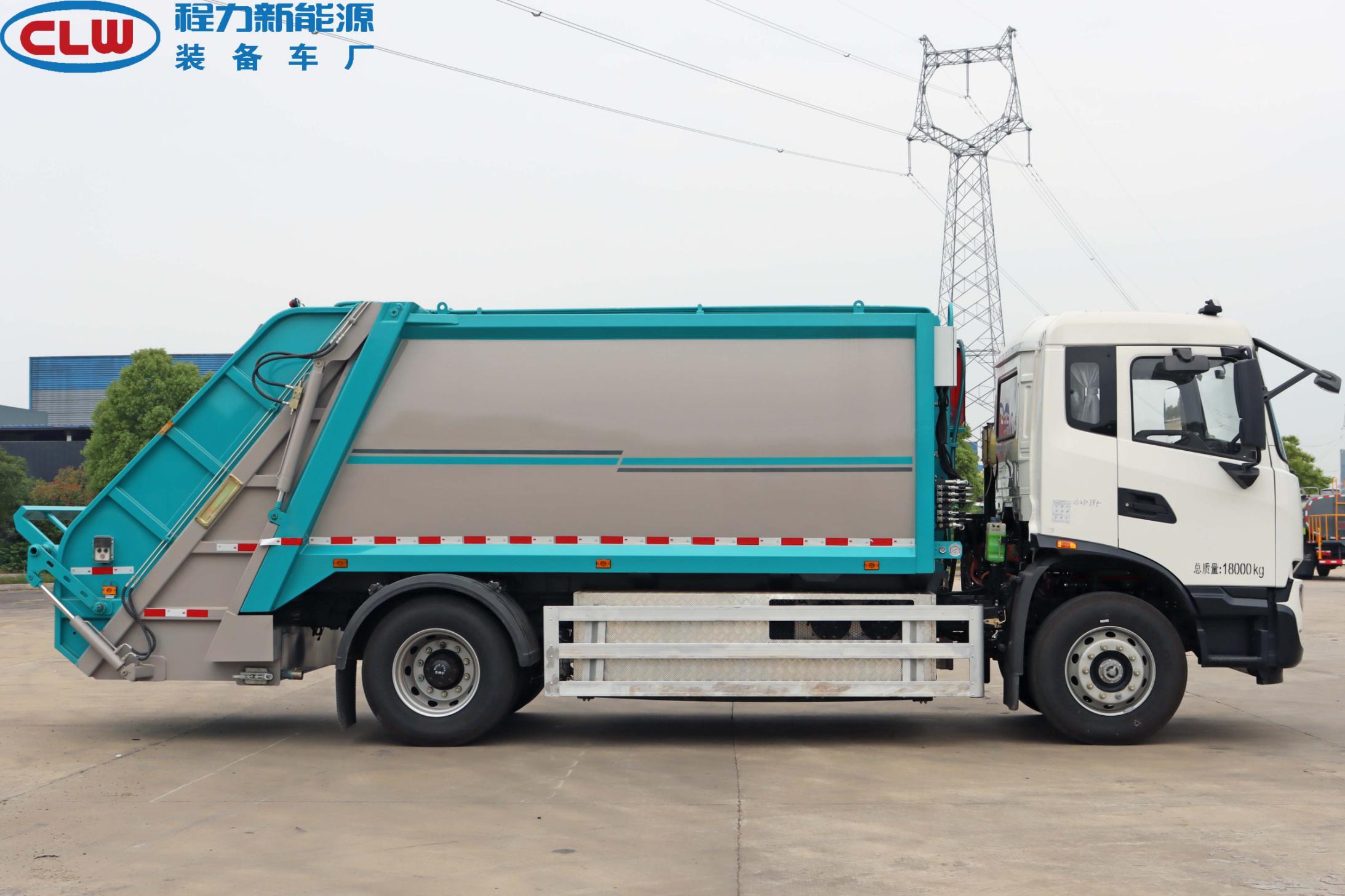 東風(fēng)天錦純電動(dòng)壓縮式垃圾車(chē)圖片3